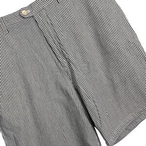 Nat Nast Mens 36 Seersucker Stripe Linen Coastal Preppy Resort Wear Chino Shorts